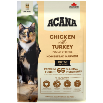 Acana Homestead Harvest Tavuk ve Hindi Etli Yetişkin Kedi Maması 4.5 Kg - 1