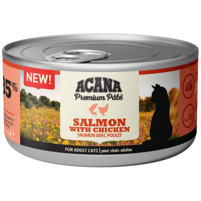 Acana Premium Pate Somon Balıklı ve Tavuklu Kedi Konservesi 85 Gr - 1