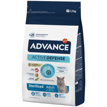 Advance Sterilised Hindi Etli Kısırlaştırılmış Kedi Maması 1.5 Kg - 1