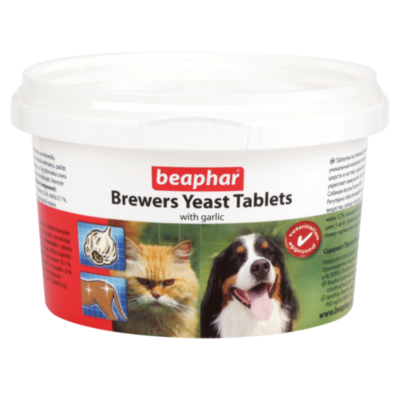 Beaphar Brewers Yeast Kedi Ve Köpekler İçin Sarımsak Tablet 160 Gr (250 Tablet) - 1