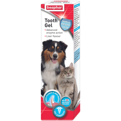 Beaphar Kedi Ve Köpekler İçin Ciğer Aromalı Diş Jeli 100 Gr - 1