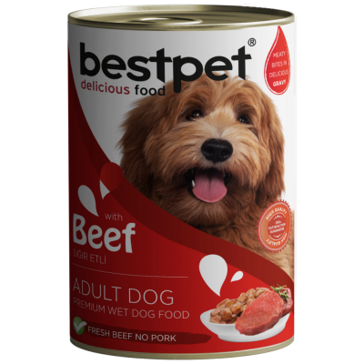 Bestpet Beef Biftekli Yetişkin Köpek Konservesi Gravy 400 Gr - 1