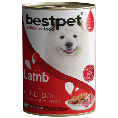 Bestpet Kuzu Etli Yetişkin Köpek Konservesi Gravy 400 Gr - 1