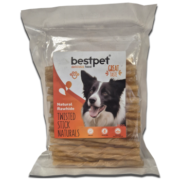 Bestpet Twisted Stick Naturals Doğal Burgu Çubuğu Köpek Ödülü 350 Gr - 1