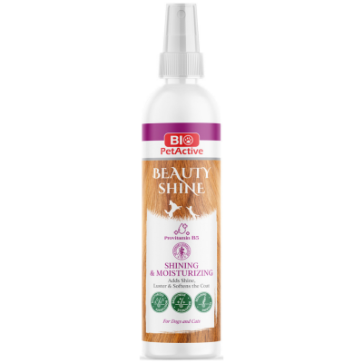 Bio PetActive Beauty Shine Kedi ve Köpekler İçin Tüy Parlatıcı Bakım Spreyi 100 ML - 1