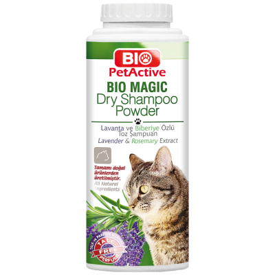 Bio PetActive Bi̇o Magi̇c Lavanta ve Biberiye Özlü Kedi Toz Şampuanı 150 Gr - 1