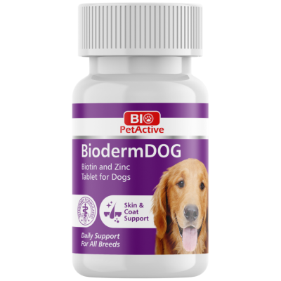 Bio PetActive Biodermdog Köpekler İçin Çinko ve Biotin Tablet (75 Tablet) 37.5 Gr - 1