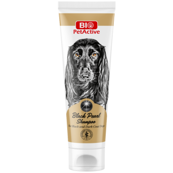 Bio PetActive Black Pearl Shampoo Siyah ve Koyu Tüylü Köpekler İçin Şampuan 250 ML - 1