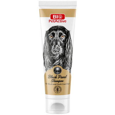 Bio PetActive Black Pearl Shampoo Siyah ve Koyu Tüylü Köpekler İçin Şampuan 250 ML - 1