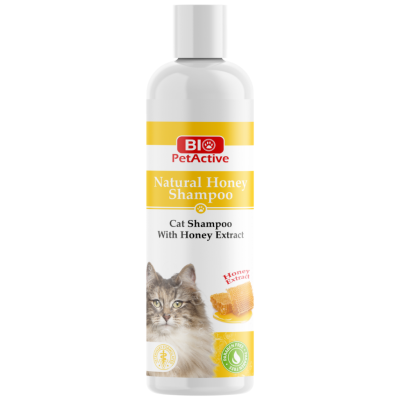 Bio PetActive Natural Honey Shampoo Bal Özlü Kedi Şampuanı 250 ML - 1