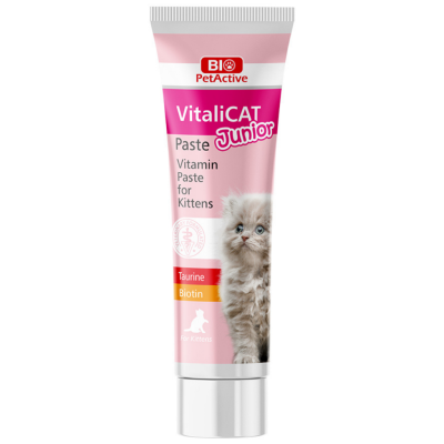 Bio PetActive VitaliCat Junior Yavru Kediler İçin Vitamin Paste 100 ML - 1