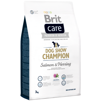 Brit Care Hypoallergenic Dog Cow Champion Somonlu ve Ringa Balıklı Köpek Maması 3 Kg - 1