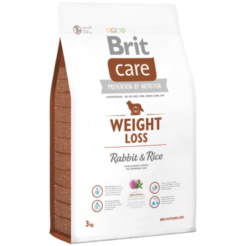 Brit Care Hypoallergenic Weight Loss Tavşanlı Yetişkin Köpek Maması 3 Kg - 1