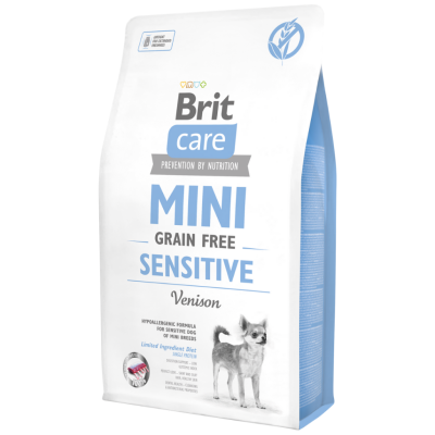 Brit Care Mini Sensitive Geyik Etli Küçük Irk Yetişkin Köpek Maması 2 Kg - 1