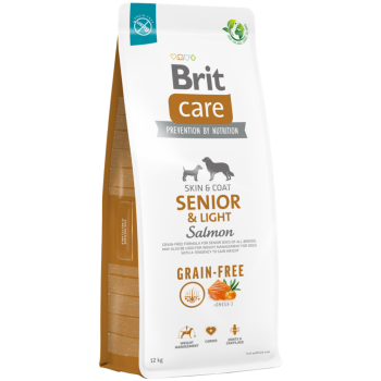 Brit Care Senior & Light Tahılsız Somonlu Yaşlı Köpek Maması 12 Kg - 1