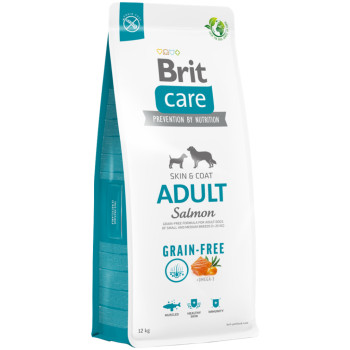 Brit Care Skin & Coat Tahılsız Somonlu Deri ve Tüy Hassasiyeti Olan Yetişkin Köpek Maması 12 Kg - 1