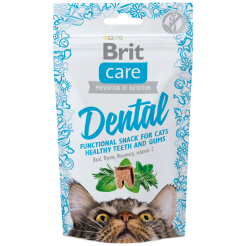 Brit Care Snack Dental Diş Sağlığı İçin Tahılsız Kedi Ödülü 50 Gr - 1
