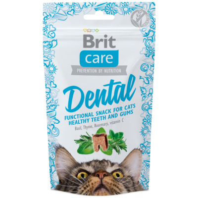 Brit Care Snack Dental Diş Sağlığı İçin Kedi Ödülü 50 Gr - 1