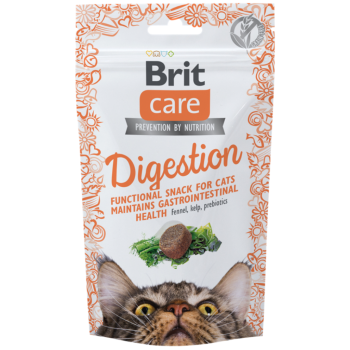 Brit Care Snack Digestion Sindirim Sistemini Düzenlemek İçin Tahılsız Kedi Ödülü 50 Gr - 1