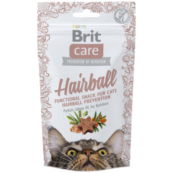 Brit Care Snack Hairball Tüy Yumağı Engellemek İçin Tahılsız Kedi Ödülü 50 Gr - 1