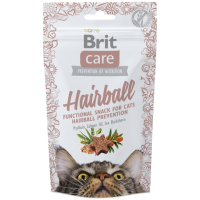 Brit Care Snack Hairball Tüy Yumağı Engellemek İçin Tahılsız Kedi Ödülü 50 Gr - Brit