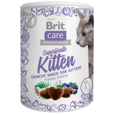 Brit Care Snack Superfruits Tahılsız Yavru Kedi Ödülü 100 Gr - 1