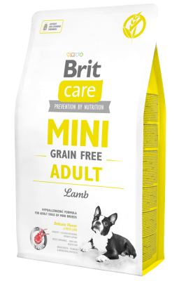 Brit Care Tahılsız Mini Adult Kuzu Etli Yetişkin Köpek Maması 2 Kg - 1