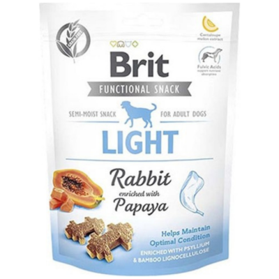 Brit Functional Snack Light Tavşanlı ve Papayalı Köpek Ödülü 150 Gr - 1