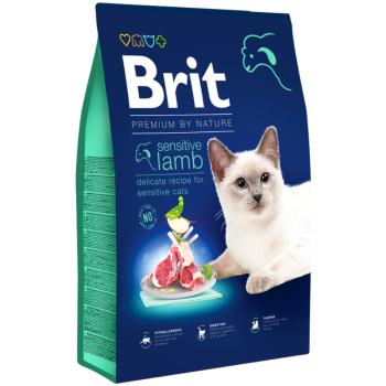 Brit Premium By Nature Sensitive Kuzu Etli Yetişkin Kedi Maması 8 Kg - 1