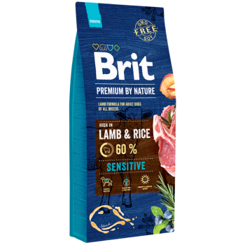 Brit Premium By Nature Sensitive Kuzu Etli Yetişkin Köpek Maması 15 Kg - 1