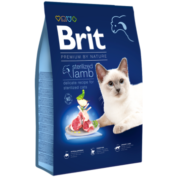 Brit Premium By Nature Sterilised Kuzu Etli Kısırlaştırılmış Kedi Maması 8 Kg - 1