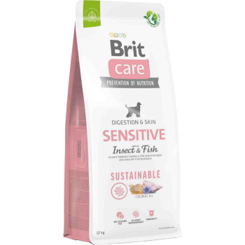 Brit Sustainable Sensitive Balık ve Böcek Proteinli Yetişkin Köpek Maması 12 Kg - 1