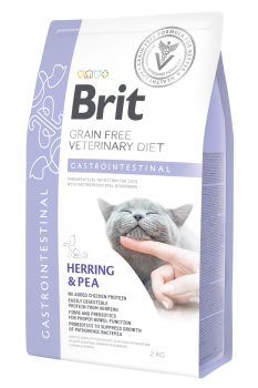 Brit Veterinary Diets Grain Free Gastrointestinal Sindirim Sistemi Destekleyici Tahılsız Kedi Maması 2 Kg - 1