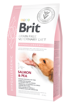 Brit Veterinary Diets Grain Free Hypo Allergenic Cilt Sağlığı Destekleyici Tahılsız Köpek Maması 2 Kg - 1