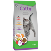 Catty Light Sterilised Somonlu Kısırlaştırılmış Kedi Maması 15 Kg - Catty