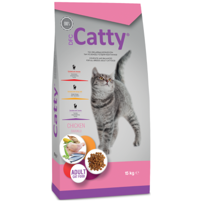 Catty Tavuklu Yetişkin Kedi Maması 15 Kg - 1