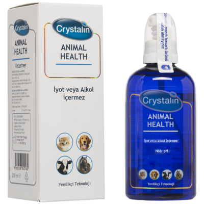 Crystalin Animal Health Kedi Ve Köpekler İçin Göz Kulak Ve Ağız Bakım Solüsyonu 250 ML - 1