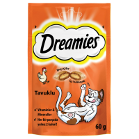 Dreamies İçi Dolgulu Tavuklu Kıtır Kedi Ödül Maması 60 Gr - Dreamies