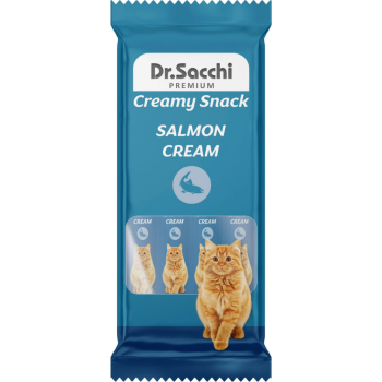 Dr.Sacchi Creamy Somonlu Krema Kedi Ödülü 4x14 Gr - 1