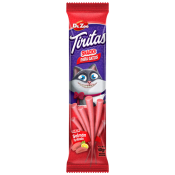 Dr.Zoo Tiritas Cat Snack Izgara Somonlu Kedi Ödülü 40 Gr - 1