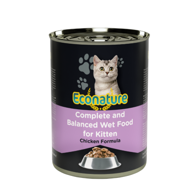 Econature Kitten Tavuk Etli Yavru Kedi Konserve Maması 400 Gr - 1