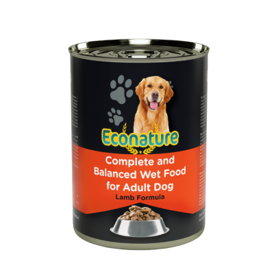 Econature Kuzu Etli Yetişkin Köpek Konserve Maması 400 Gr - 1