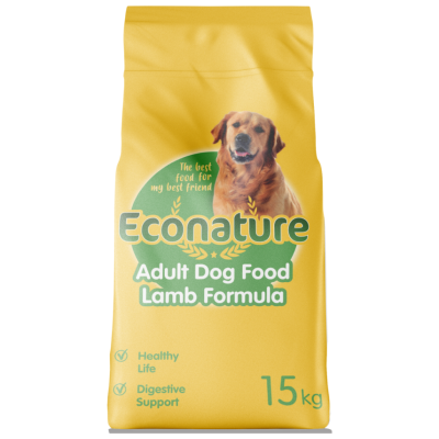 Econature Kuzu Etli Yetişkin Köpek Maması 15 Kg - 1