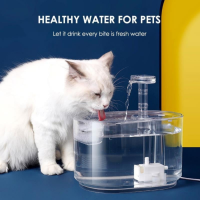 ELS Pet Transparent Kedi ve Köpek Su Pınarı 3.5 Litre - 2