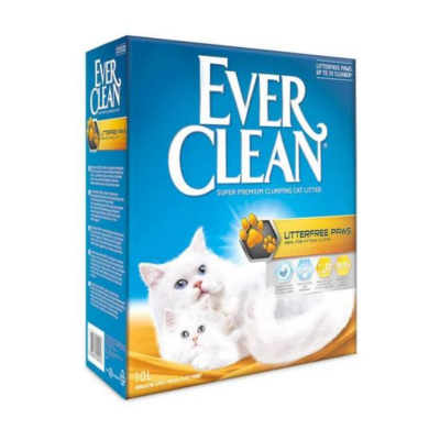 Ever Clean Litterfree Paws Patilere Yapışmayan Topaklanan Kedi Kumu 10 Litre - 1