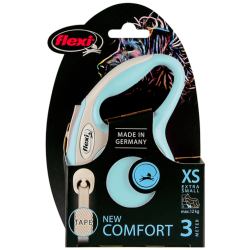 Flexi New Comfort Otomatik Şerit Gezdirme Kayışı 3 Metre X-Small Açık Mavi - 2