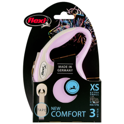 Flexi New Comfort Otomatik Şerit Gezdirme Kayışı 3 Metre X-Small Rose - 2