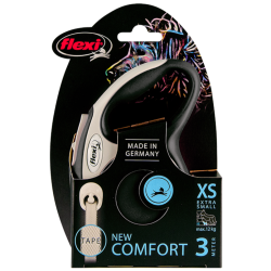 Flexi New Comfort Otomatik Şerit Gezdirme Kayışı 3 Metre X-Small Siyah - 2