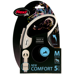 Flexi New Comfort Otomatik Şerit Gezdirme Kayışı 5 Metre Medium Siyah - 2