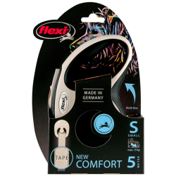 Flexi New Comfort Otomatik Şerit Gezdirme Kayışı 5 Metre Small Siyah - 2